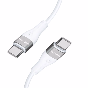 Wozinsky WSTCC1 кабель USB-C USB-C PD 65W 1м - белый