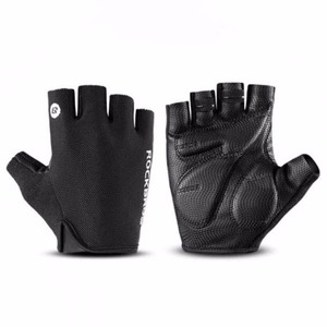 Rockbros S106BK dviratininko pirštinės, L dydis, juodos