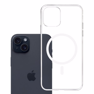 3mk Skaidrus Magnetinis dėklas Apple iPhone 15 - skaidrus