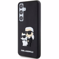 Karl Lagerfeld dėklas for Samsung Galaxy S24 Plus KLHCS24M3DRKCNK juodas HC 3D RUBBER KC NFT