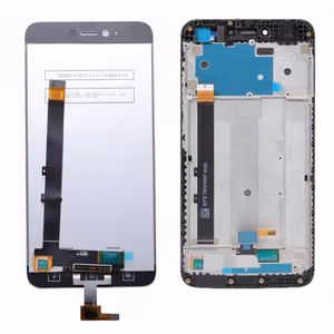 Ekranas skirtas Xiaomi Redmi Note 5A juodas su rėmeliu HQ