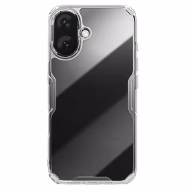 Nillkin Nature Pro dėklas telefonui iPhone 16 - permatomas ir baltas