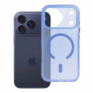 „Aurora“ dėklas, skirtas „iPhone 17 Pro“, suderinamas su „MagSafe“ – mėlynas