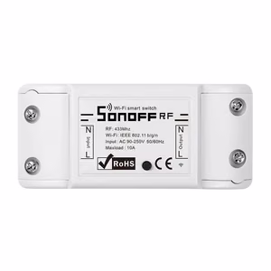SONOFF išmanusis 1 kanalo jungiklis Wi-Fi, RF 433MHz