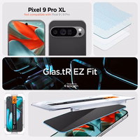 Spigen Glas.TR "Ez Fit" Privacy 2 rinkinys privatumo stiklas Google Pixel 9 Pro XL