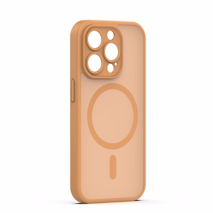 Mag Matt dėklas iPhone 15 Pro 6,1" rudas