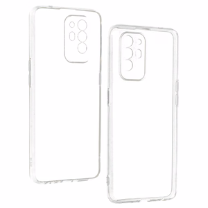 Itin plonas 1mm dėklas telefonui Oppo Reno 5Z 5G permatomas
