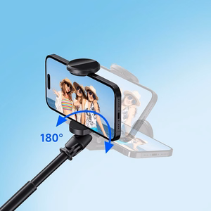 FORCELL F-GRIP F170XL automatinė asmenukių lazda su nuotolinio valdymo trikoju juoda