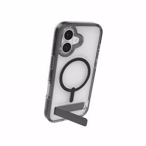 ZAGG Santa Cruz Snap KS MagSafe Dėklas with Stand iPhone 17 - Clear and Juodas