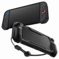 Spigen Rugged Armor dėklas Nintendo Switch 2 – matinis juodas