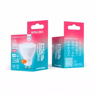 Forever Light LED Bulb GU10 2.9W 260lm 4000K class F
