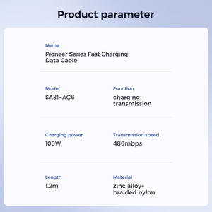 USB kabelis Joyroom SA31-AC6 USB to USB-C 100W 1.2m juodas