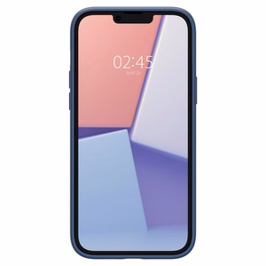 "Spigen Silicone Fit Mag" dėklas su "MagSafe", skirtas "iPhone 14 Plus" - mėlynas