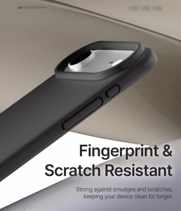 Чехол Mercury Pure MagSafe Silicone для Apple iPhone Air чёрный