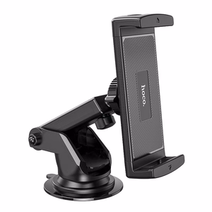Automobilinis universalus telefono laikiklis Hoco (CA120) tvirtinamas ant prietaisų skydelio, juodas