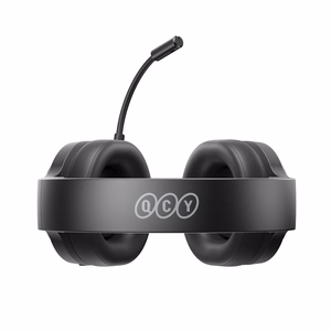 QCY Heroad V200 Tri-Mode Žaidimų Ausinės su 7.1 Garsu, 240h Baterija ir Nuimamu Mikrofonu - Juodos