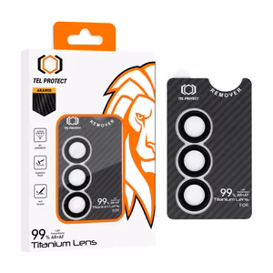 Grūdintas stiklas Tel Protect Titanium objektyvo 99% AR Aramid serija kamerai Samsung Galaxy S25 (3 vnt.)