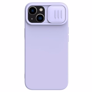 Dėklas Nillkin CamShield Silky Magnetic Silicone Apple iPhone 14 Plus šviesiai violetinis