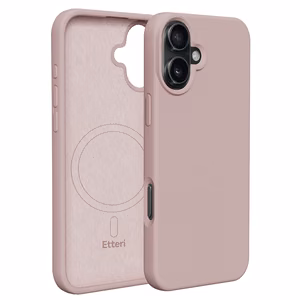 "Etteri" silikoninis dėklas "iPhone 16 6,1" šviesiai rožinis