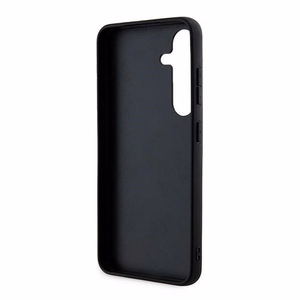 GUESS case for SAMSUNG A35 GUOHCSA35G4GFGR (PU 4G Classic Metal Logo) black