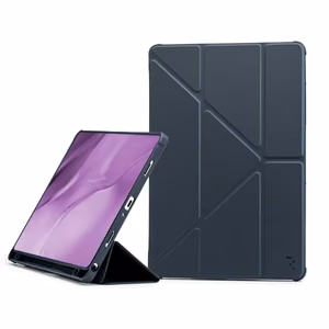 Dėklas Reach Origami Apple iPad 10.9 2022/iPad 11 2025 tamsiai mėlynas