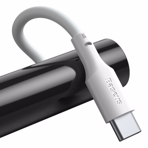 Cable kit (USB - USB Type C 2 pcs). Power Delivery Quick Charge 40W 5A 1.5m white