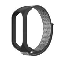 Nailoninis dirželis XIAOMI Mi Band 5 / 6 / 7 pilkas (19)