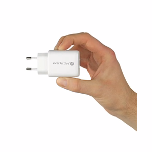 Įkroviklis 1 x USB Quick Charge 3.0, 1 x USB-C PD PPS 25W baltas