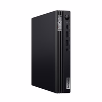 Lenovo ThinkCentre M70q Gen 5 Intel® Core™ i3 i3-14100T 8 GB DDR5-SDRAM 256 GB SSD Windows 11 Pro Mini PC Mini kompiuteris Juoda