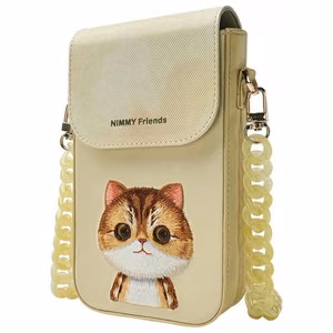 NIMMY набор 3 в 1 чехол для телефона + кошелёк + чехол для GPS BIG EYED PET 2.0 Cat хаки