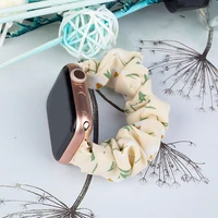 Audinė Apple Watch juosta 42/44/45mm dirželis apyrankė elastinga juosta - geltona