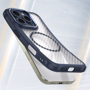 Leading Series MagSafe Silikoninis dėklas telefonui iPhone 16 Pro - mėlynas
