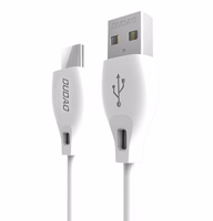 Dudao kabelis USB Type C 2.1A 1m baltas (L4T 1m baltas)