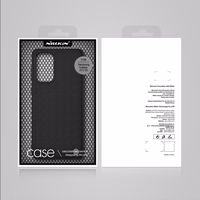 Nillkin Textured dėklas patvarus sustiprintas dėklas su gelio rėmu ir nailono nugarėle Samsung Galaxy A73 juodas