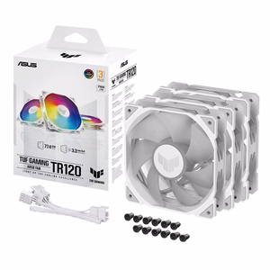 ASUS TUF Gaming TR120 ARGB baltas 3IN1 ventiliatorius (90DA0093-B09020)