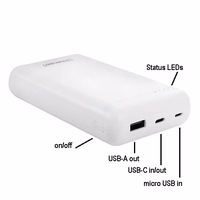 Išorinė baterija INTENSO 20000 mAh, 3.1A, USB Type-C, USB