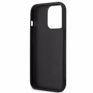 Karl Lagerfeld KLHCP13L3DRKCK iPhone 13 Pro / 13 6.1" juodas kietas dėklas Karl&Choupette Ikonik 3D