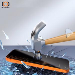 Tel Protect Dust-Free Easy Fit Privacy Full Glue 6D grūdintas stiklas skirtas Iphone 15 juodas