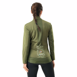 Rockbros TLWT001 ROAD TO SKY windproof insulated cycling jersey M - green