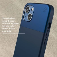 ATOM STUDIOS dėklas SPLIT SILICONE MAGSAFE IPHONE 13 mėlynas