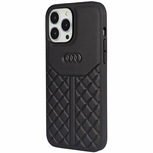 Audi tikros odos kietasis dėklas telefonui iPhone 13 Pro Max 6.7 – juodas