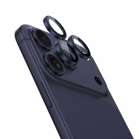 Benks grūdintas stiklas Glass Warrior Lens Protector kamerai iPhone 17 Pro/17 Pro Max (3 lęšiai) mėlynas