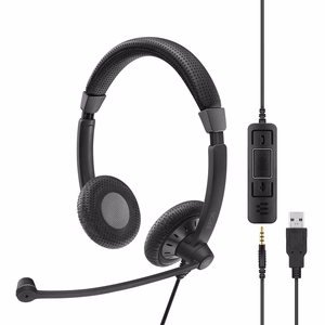 Проводная гарнитура EPOS IMPACT SC 75 USB MS накладная для звонков / музыки USB Type-A чёрный