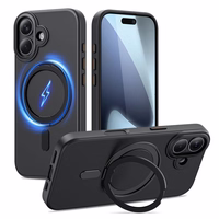 Tech-Protect MagRing Magnetinis dėklas telefonui iPhone 17 - Matinis juodas