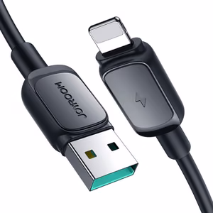Joyroom Multi-Color Series A14 Lightning /USB-A 2.4A 1.2 m кабель - чёрный