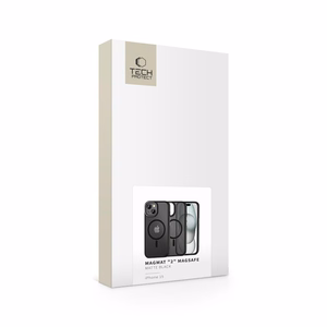 Tech-Protect MagMat 2 Magnetinis dėklas telefonui iPhone 15 - matinis juodas