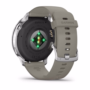 Išmanusis laikrodis Garmin Venu 4 45mm sidabrinis/pilkas