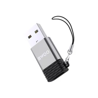 BWOO adapteris USB-C - USB pilkas OTG BZ-38