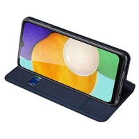 DUX DUCIS piniginės dėklas SKIN PRO SAMSUNG A14 4G / 5G mėlynas