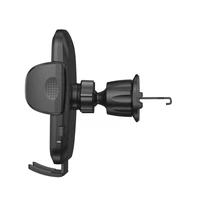 "Tech-Protect" CM15W-V1 automobilinis telefono laikiklis su 15 W indukciniu įkrovikliu, skirtas vairuotojo kabinai / oro angai - juodas